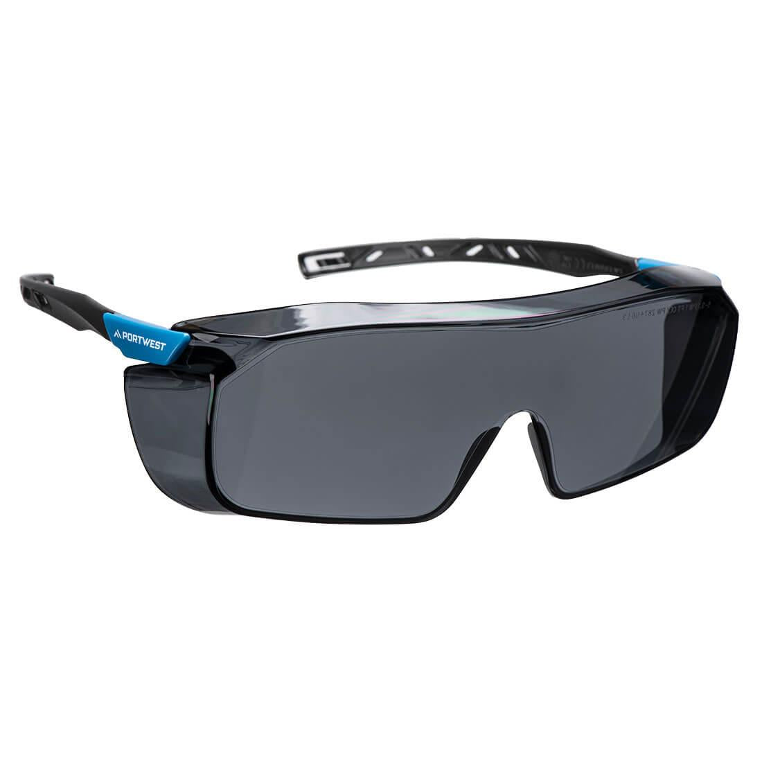 Top OTG Safety Glasses - Smoke
