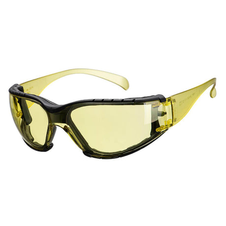 Wrap Around Plus Safety Glasses - Amber