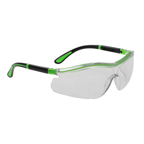 Neon Safety Safety Glasses - Clear