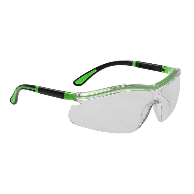 Neon Safety Safety Glasses - Clear