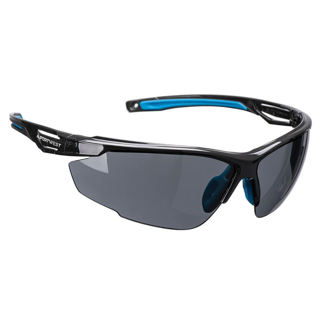 Anthracite KN Safety Glasses - Smoke