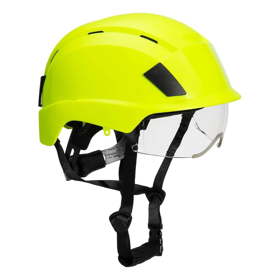 Integrated Visor Helmet - Yellow
