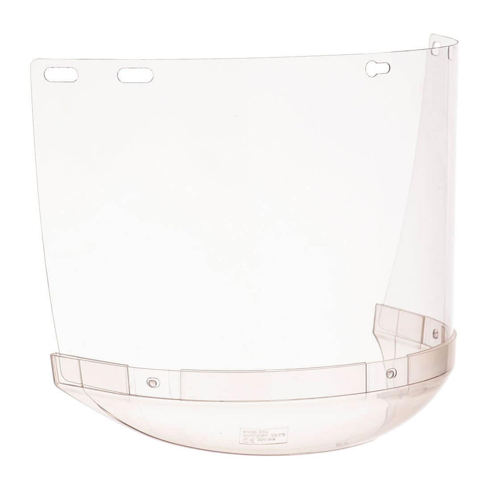 Visor with chin guard - Clear