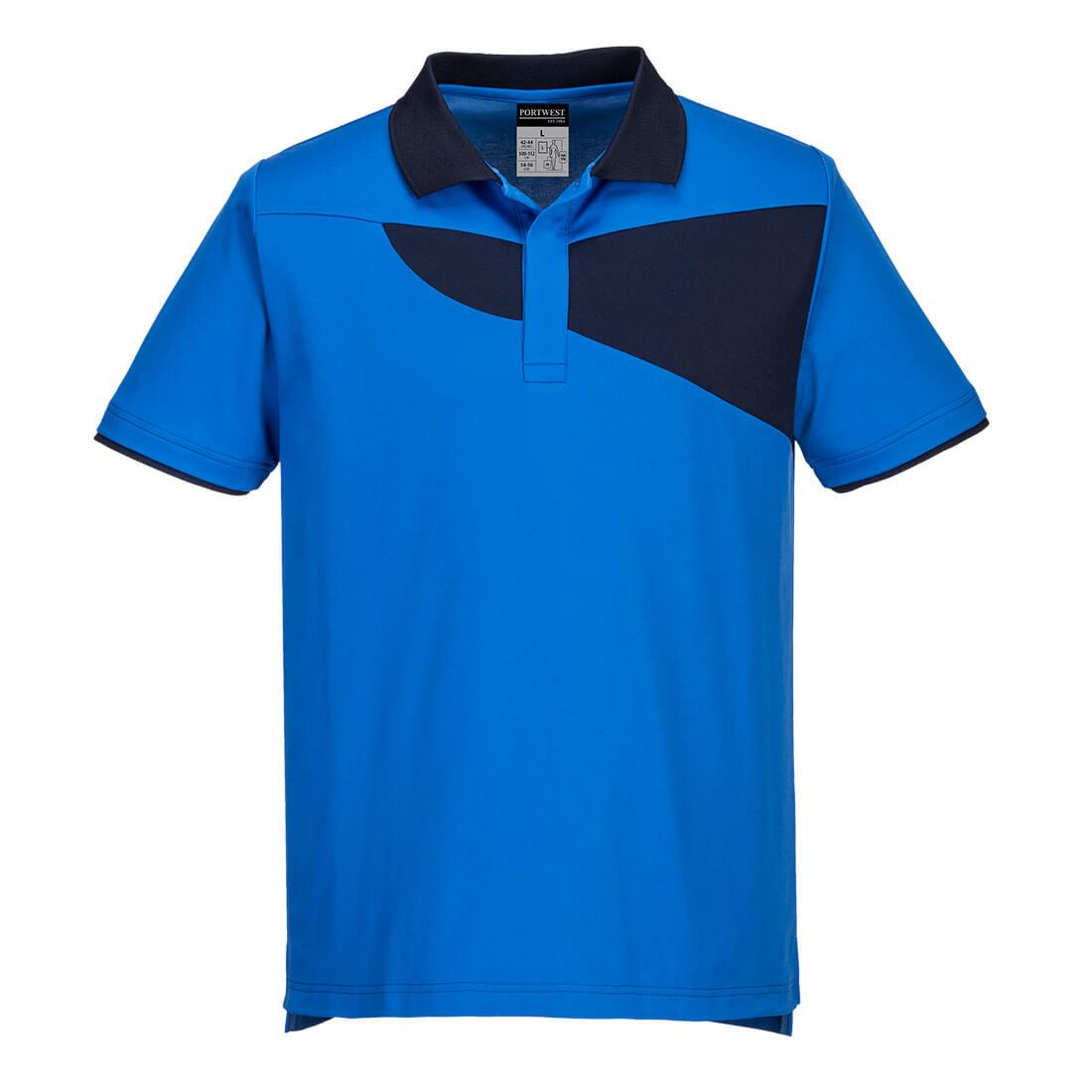 PW2 Cotton Comfort Polo Shirt S/S - Royal/Navy