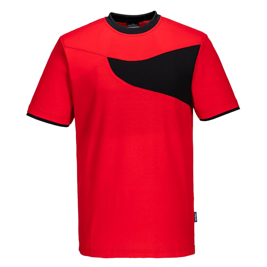 PW2 Cotton Comfort T-Shirt S/S - Red/Black