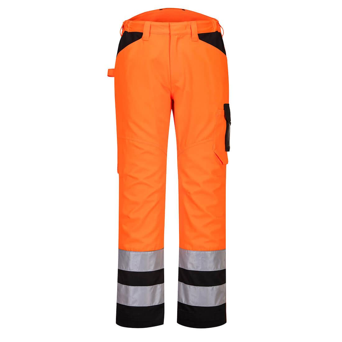 PW2 Hi-Vis Service Trousers - Orange/Black