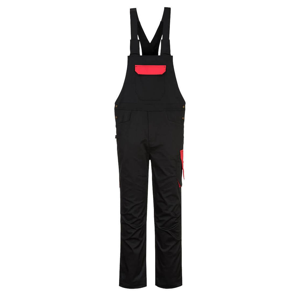 PW2 Bib and Brace - Black/Red