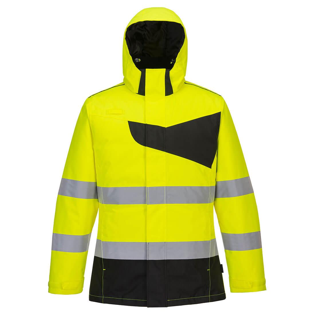 PW2 Hi-Vis Winter Jacket - Yellow/Black