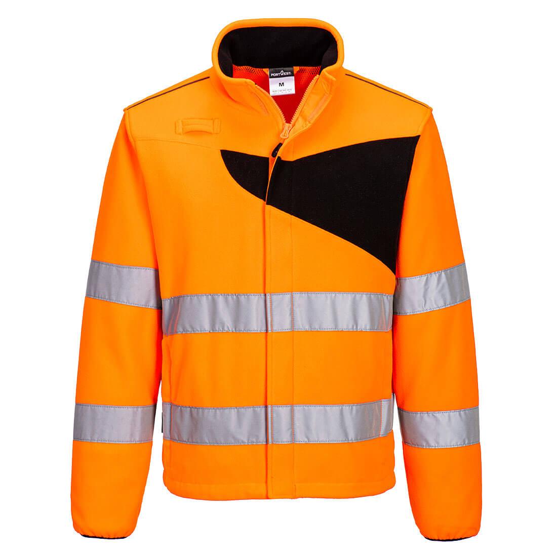 PW2 Hi-Vis Fleece - Orange/Black