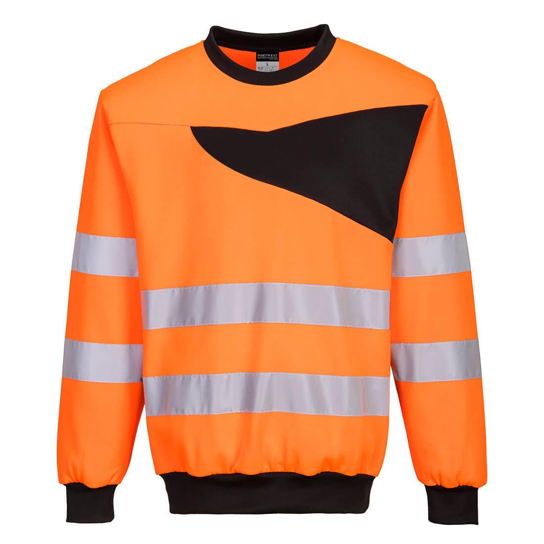 PW2 Hi-Vis Sweatshirt - Orange/Black