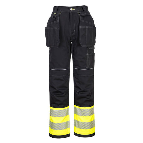 PW3 Hi-Vis Class 1 Holster Pocket Trousers - Yellow/Black