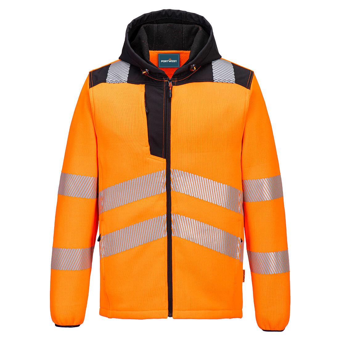 Hi-Vis Technical Fleece - Orange/Black