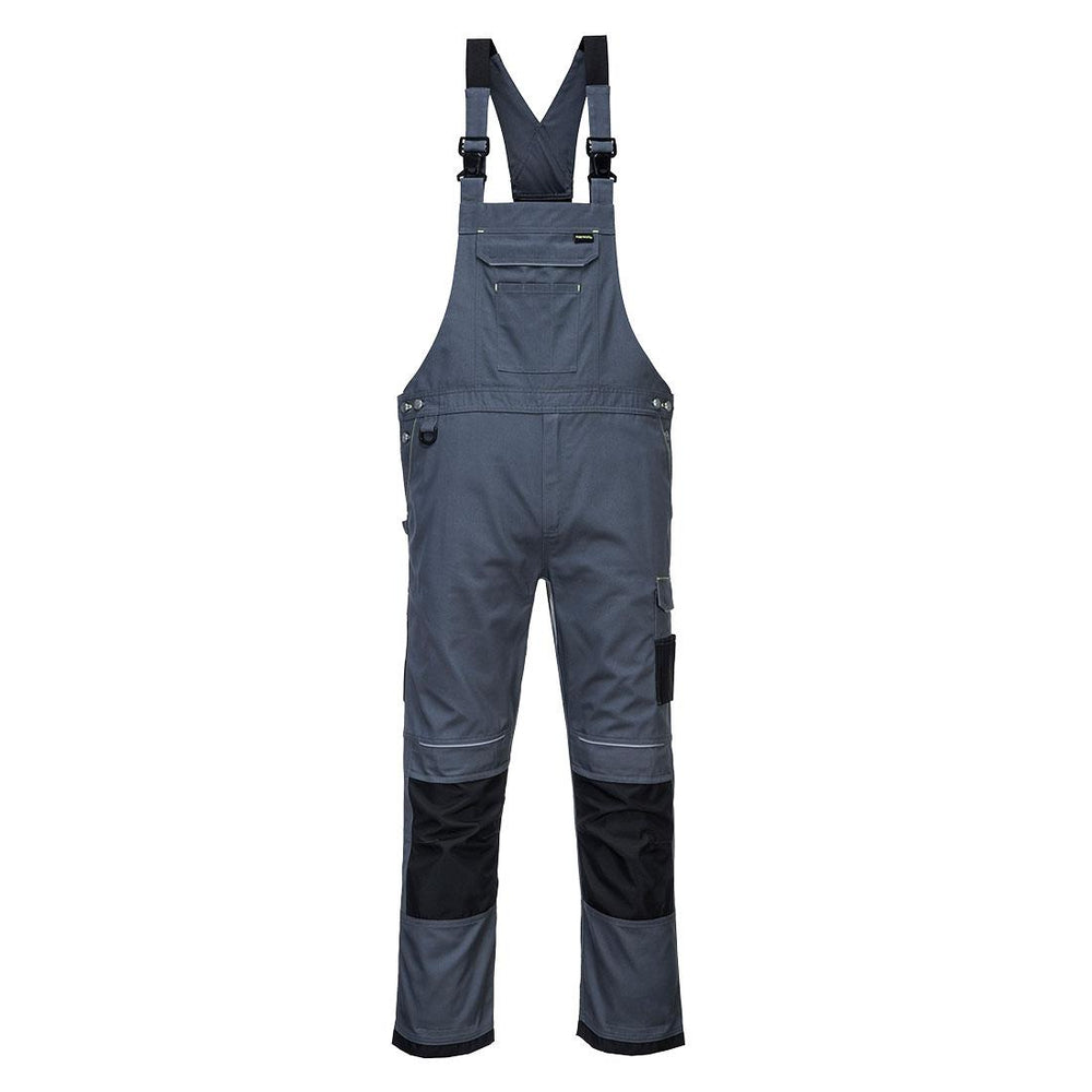 PW3 Work Bib and Brace - Zoom Grey/Black