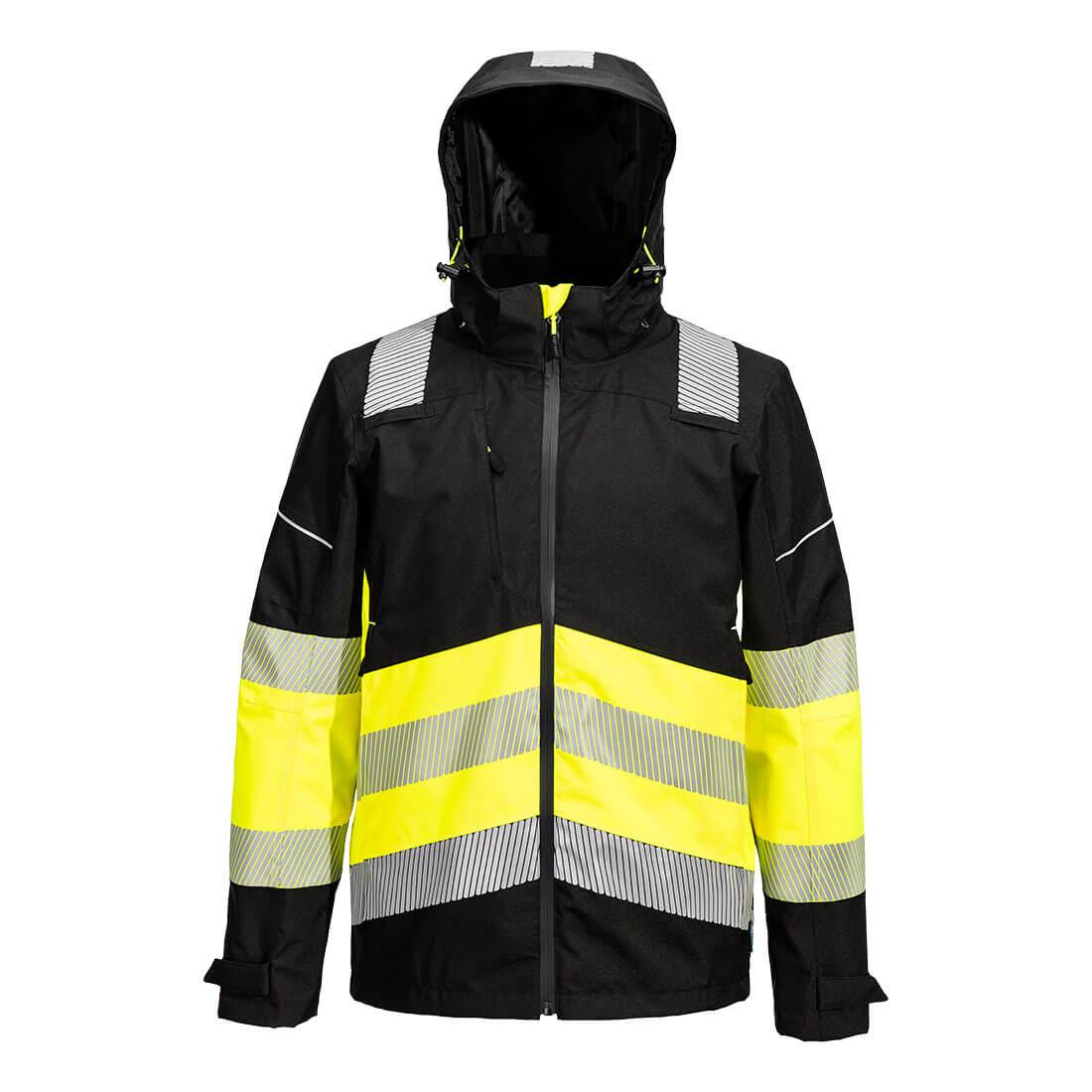 PW3 Hi-Vis Class 1 Extreme Rain Jacket - Yellow/Black