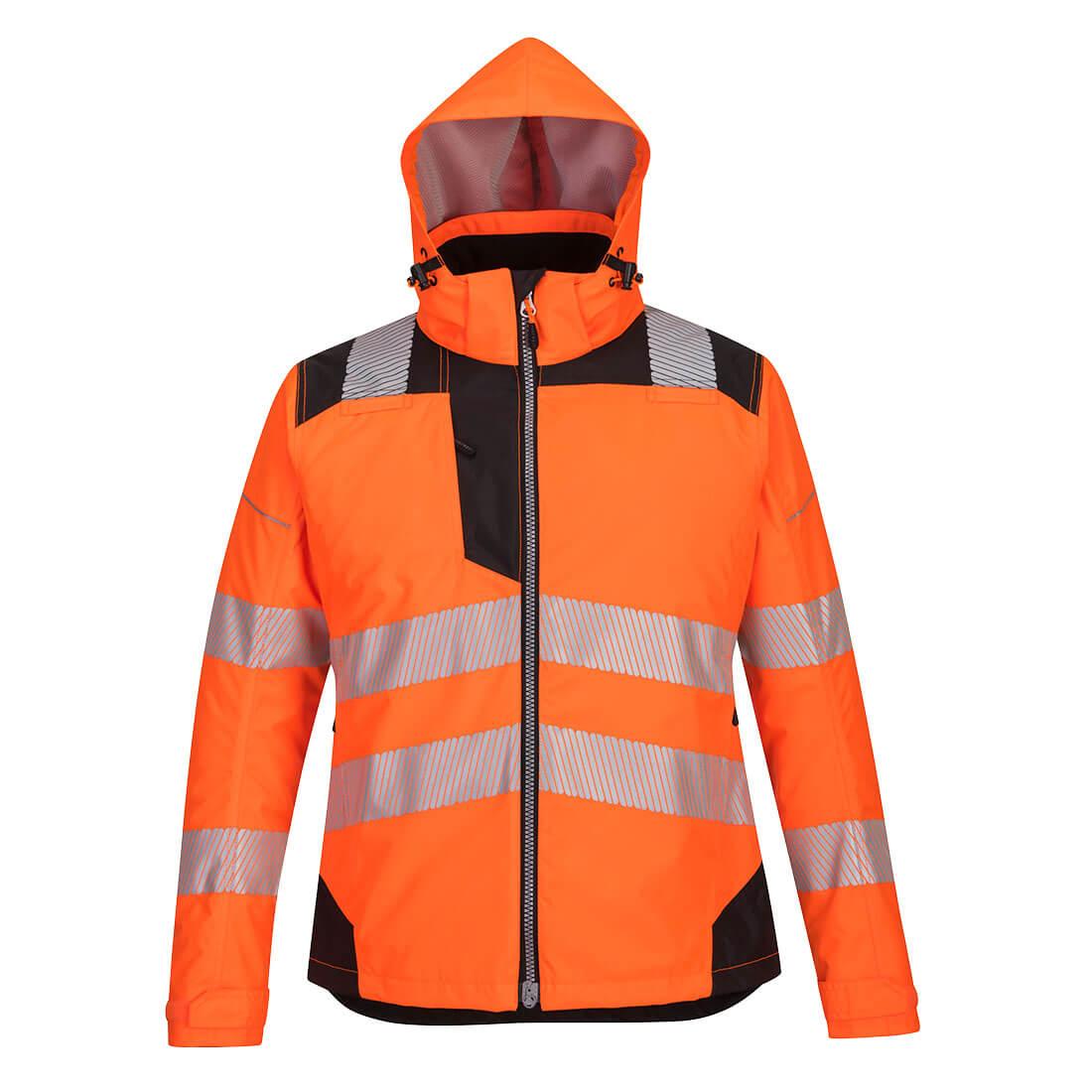 PW3 Hi-Vis Women's Winter Jacket - Orange/Black