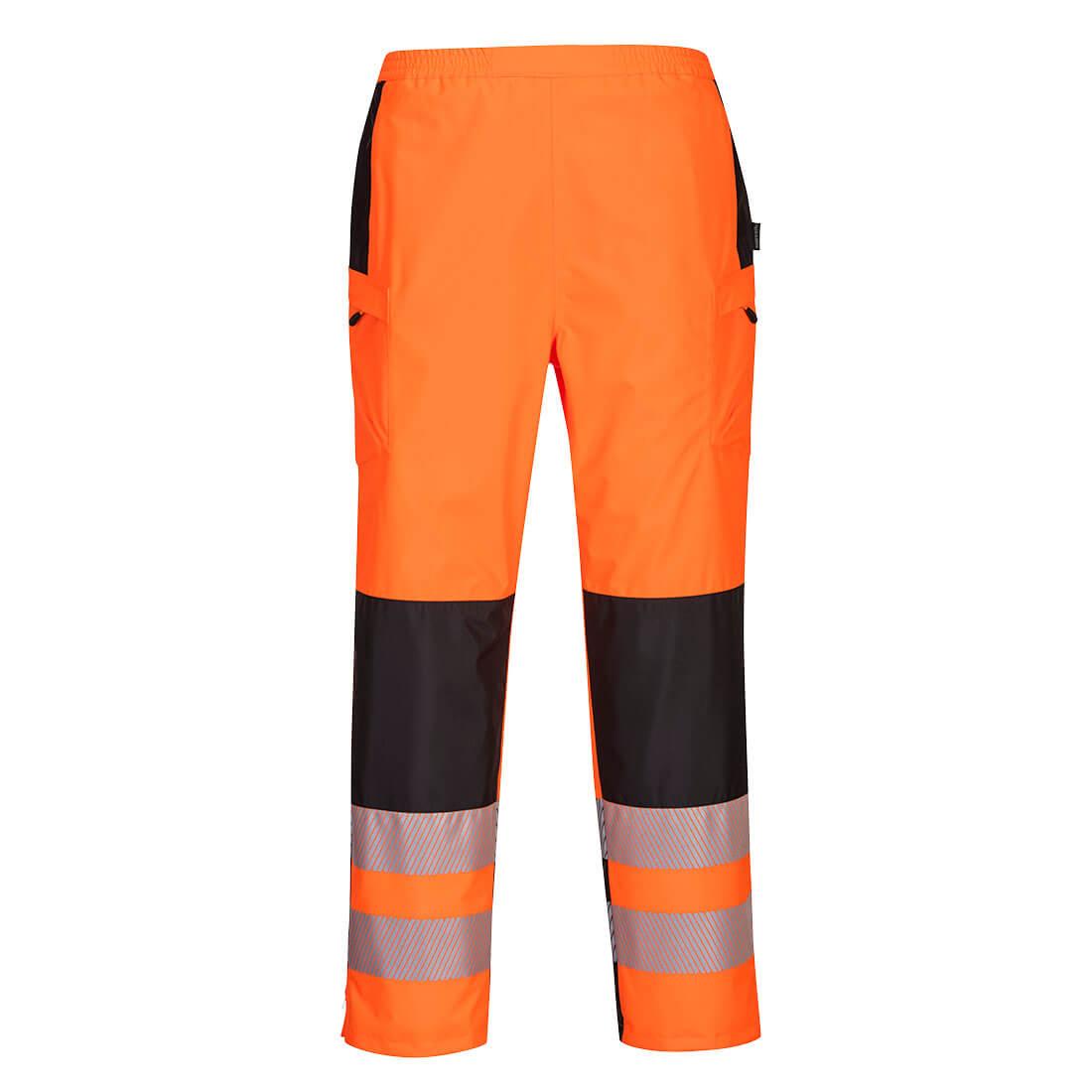 PW3 Hi-Vis Women's Rain Trousers - Orange/Black