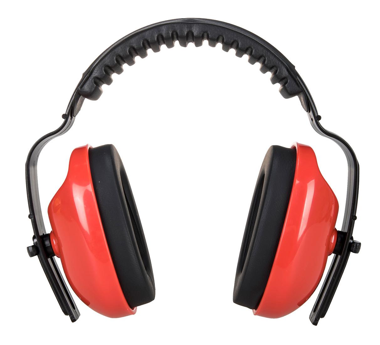 PW Classic Plus Ear Defenders - Red