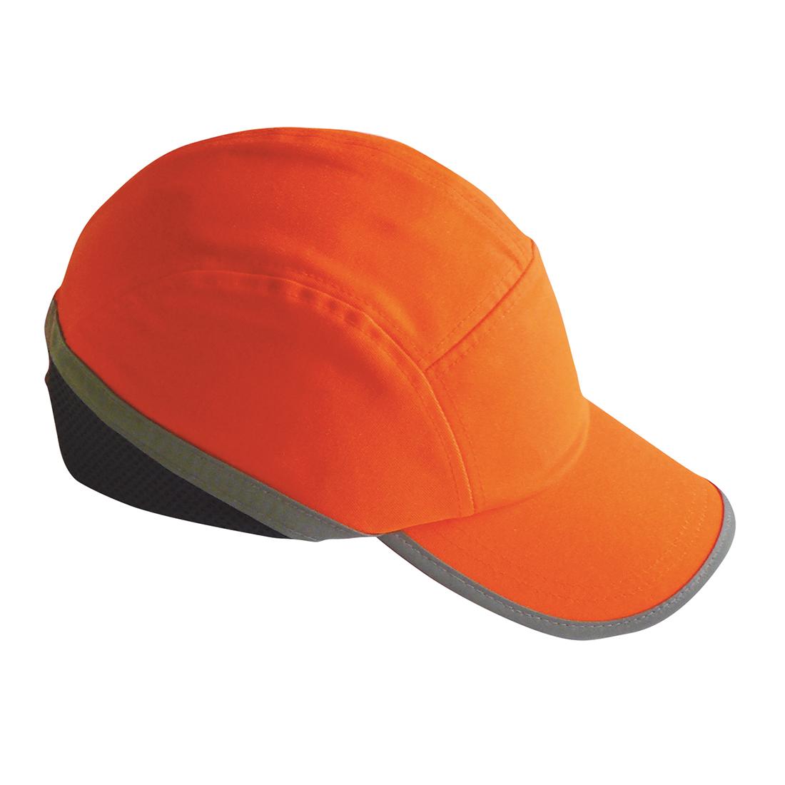 Long Peak Bump Cap - Orange