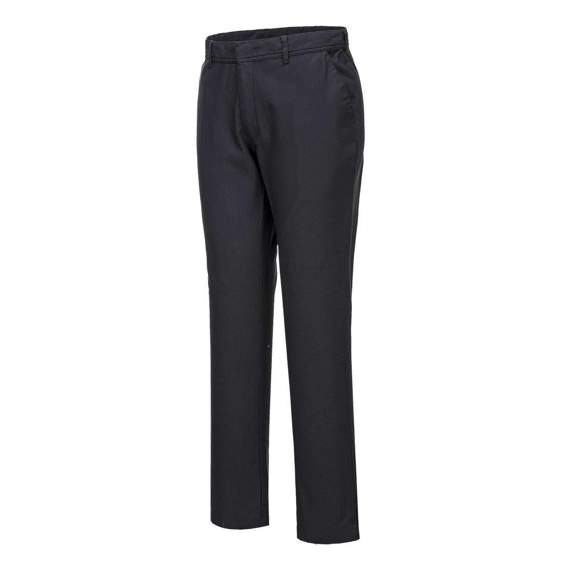 Stretch Slim Chino Trousers - Black Short