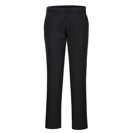 WX2 Eco Women's Stretch Slim Chino Trousers - Black