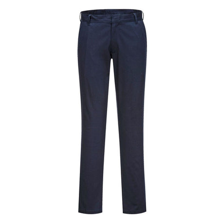 WX2 Eco Women's Stretch Slim Chino Trousers - Dark Navy