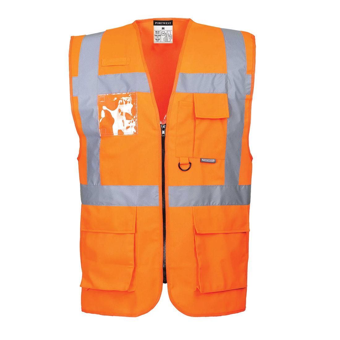 Berlin Hi-Vis Executive Vest - Orange