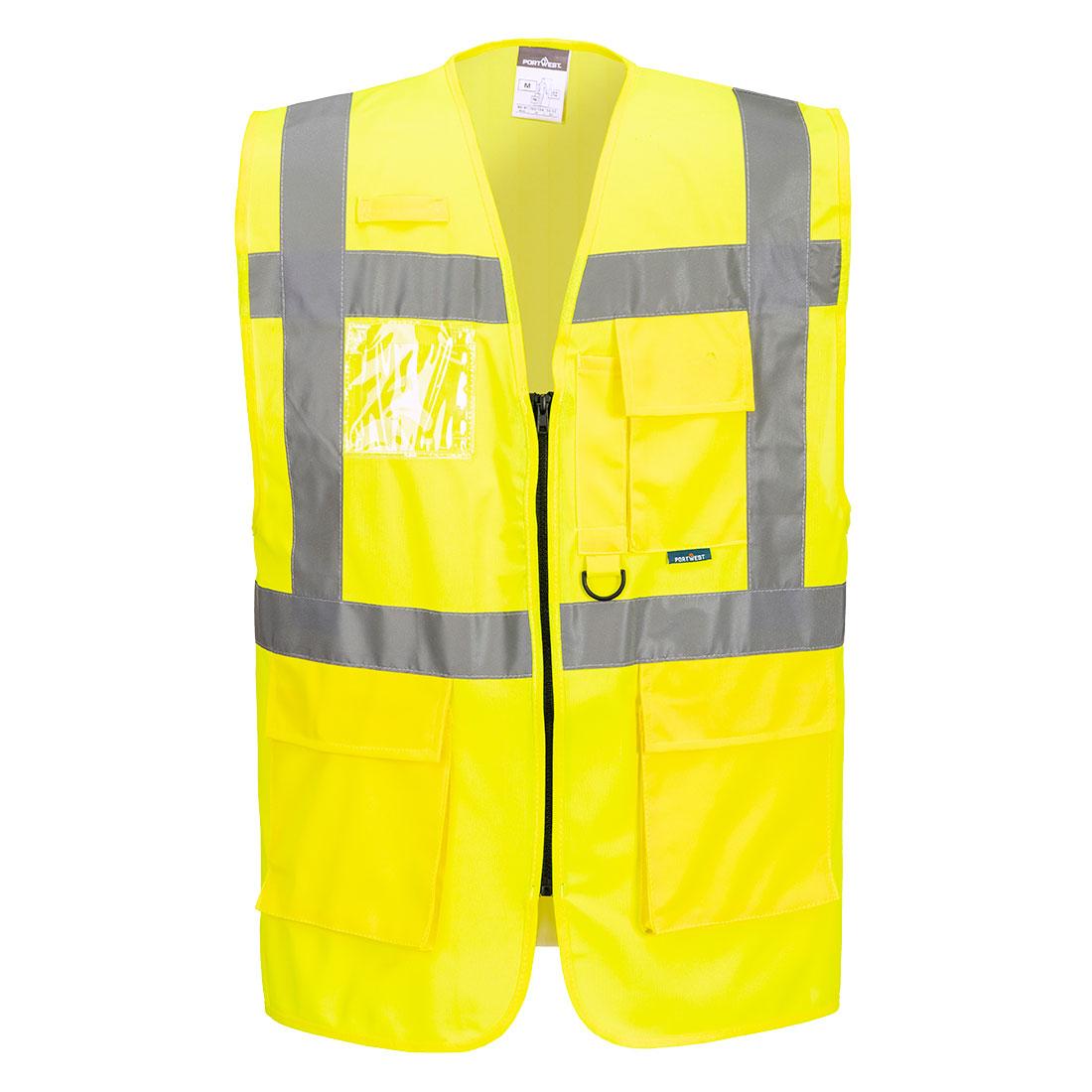 Berlin Hi-Vis Executive Vest - Yellow