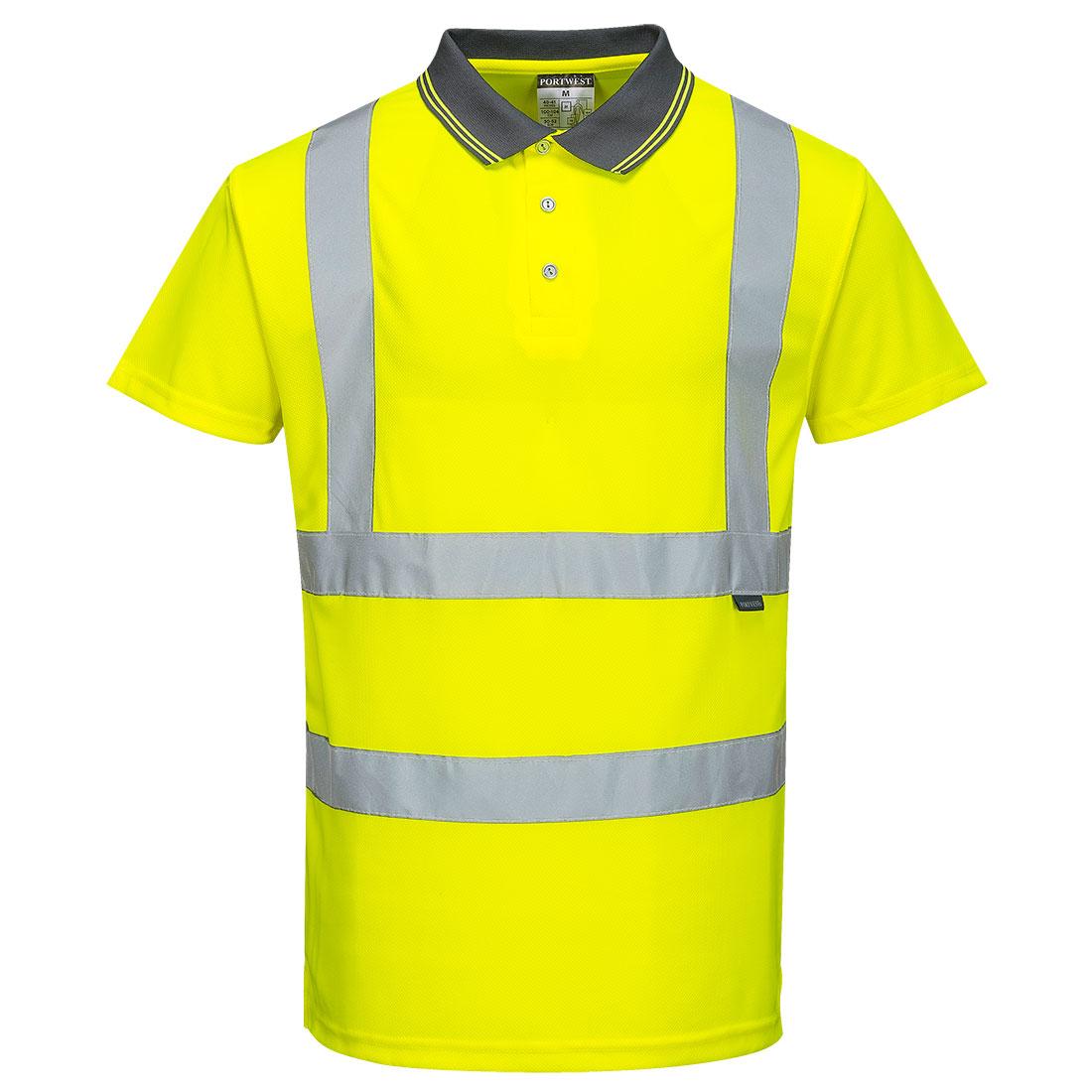 Hi-Vis Polo Shirt S/S - Yellow