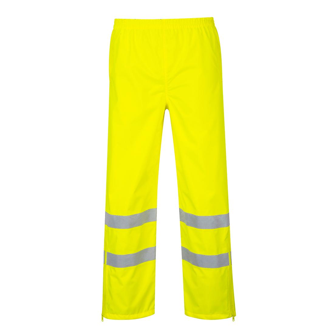Hi-Vis Breathable Rain Trousers - Yellow