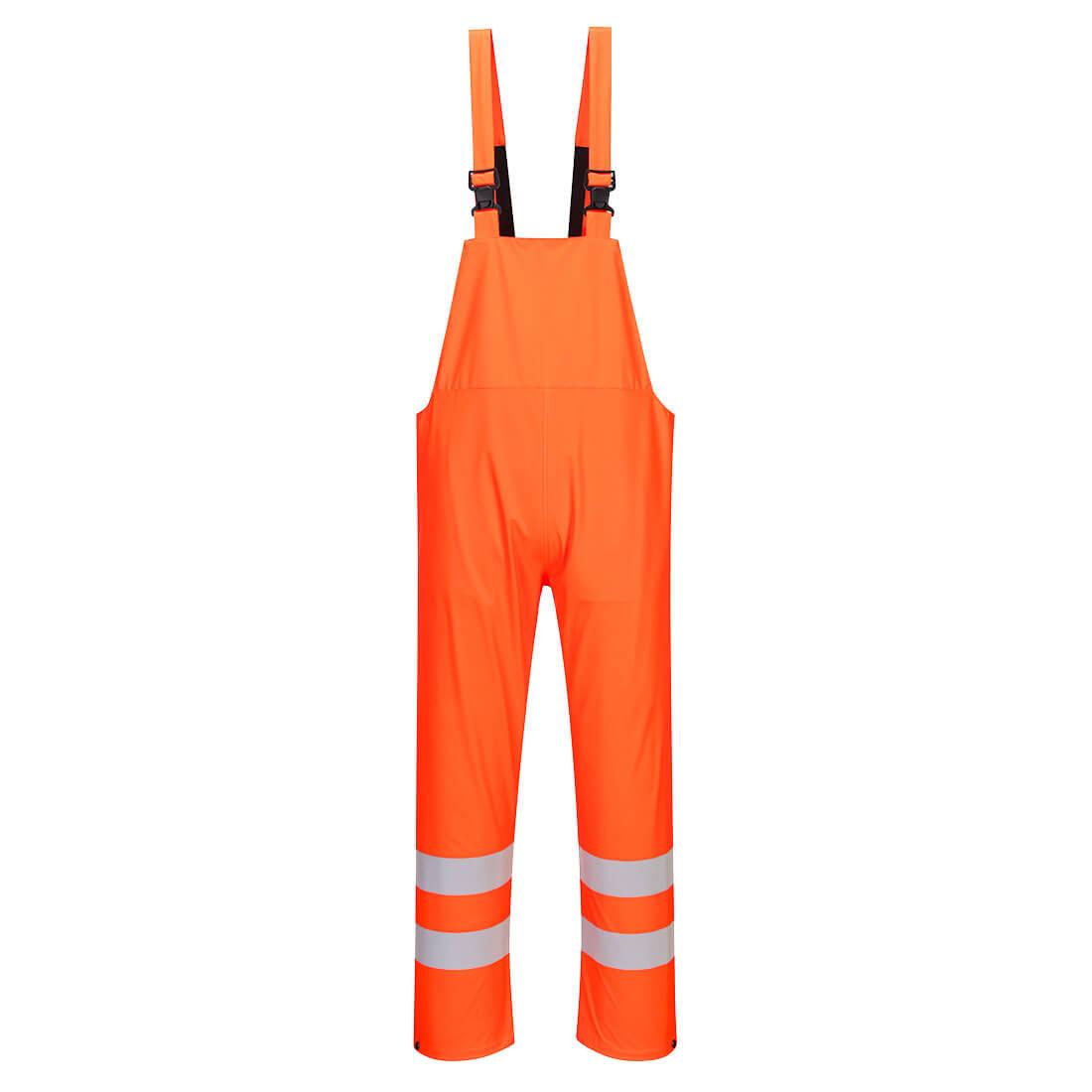 Sealtex Ultra Hi-Vis Rain Bib and Brace - Orange