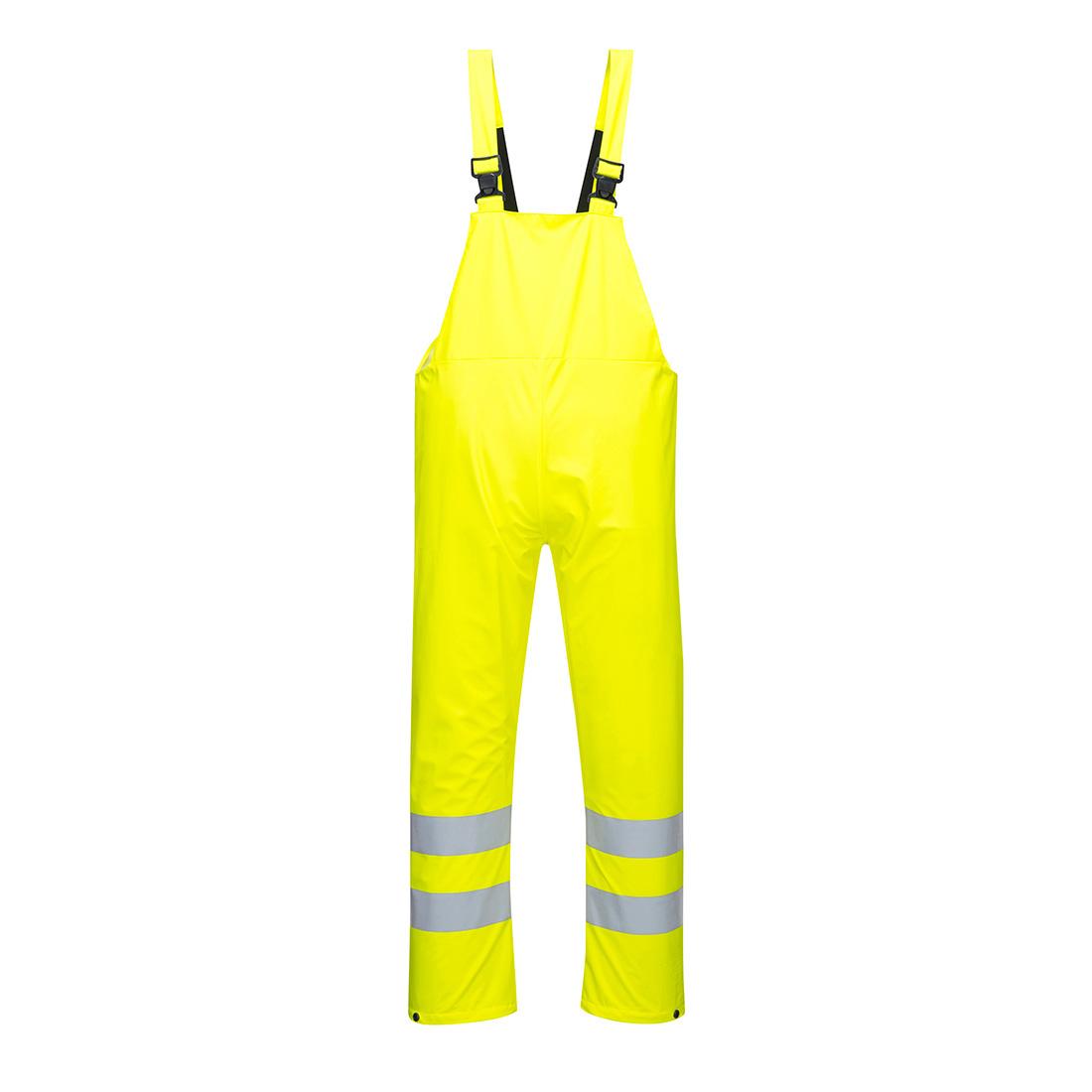 Sealtex Ultra Hi-Vis Rain Bib and Brace - Yellow