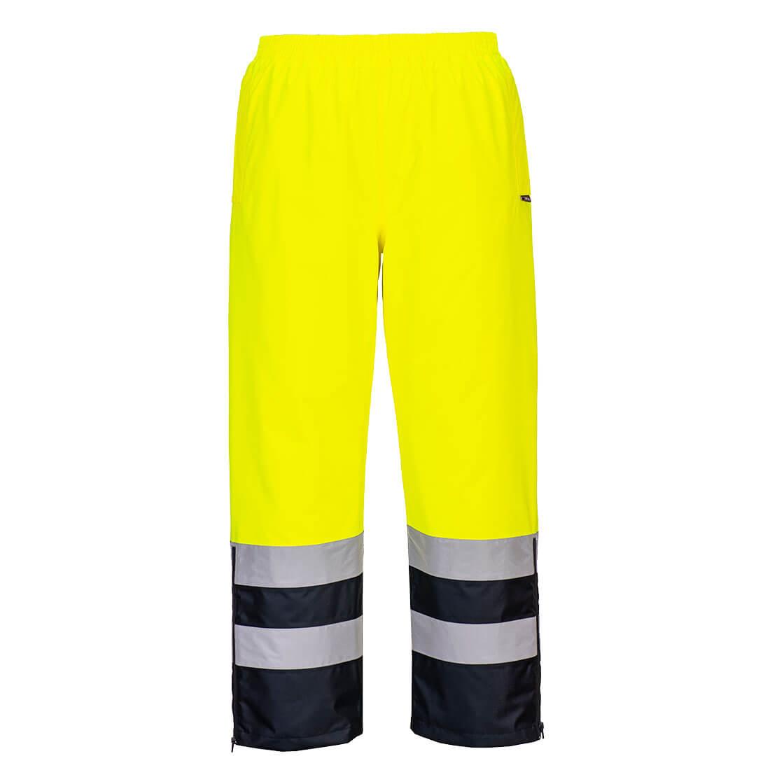 Hi-Vis Winter Trousers - Yellow/Navy