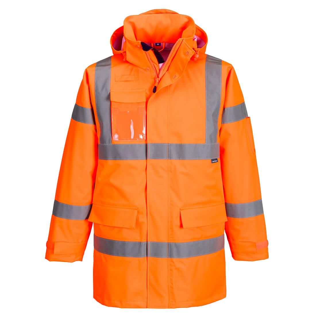 Hi-Vis Extreme Rain Jacket (3L) - Orange