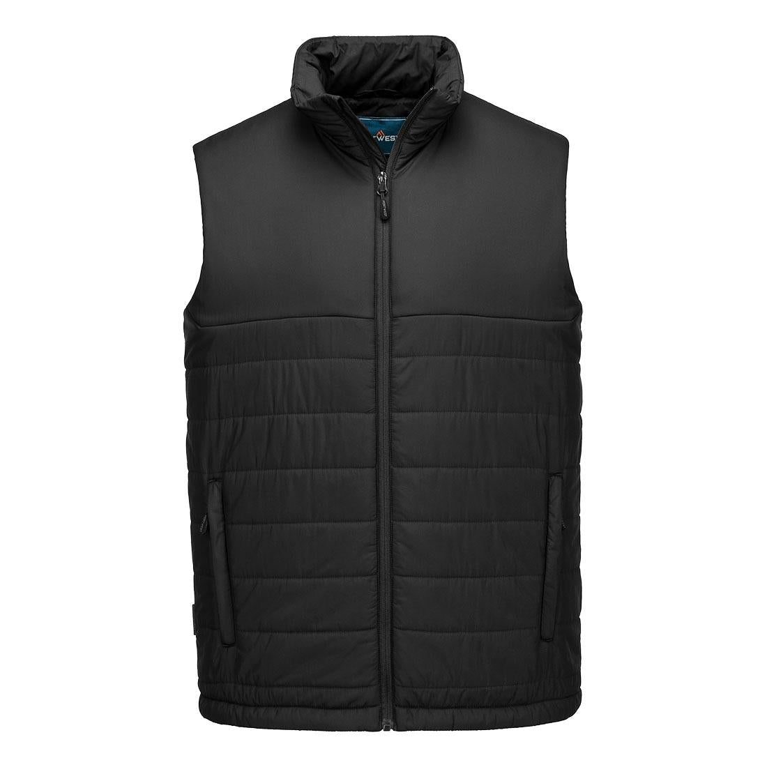 Professional Insulated Baffle Gilet - Black