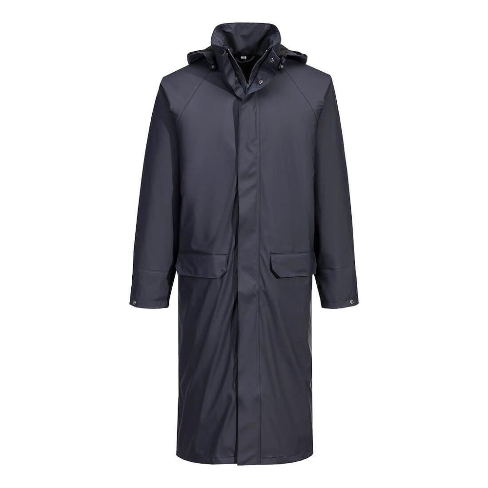Flexatex Chem Long Coat - Navy