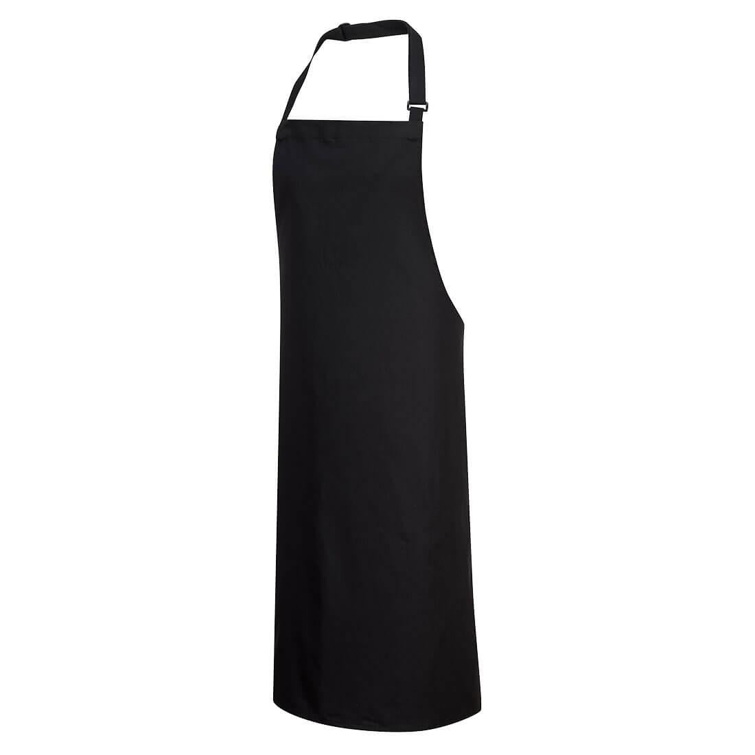Cotton Bib Apron - Black