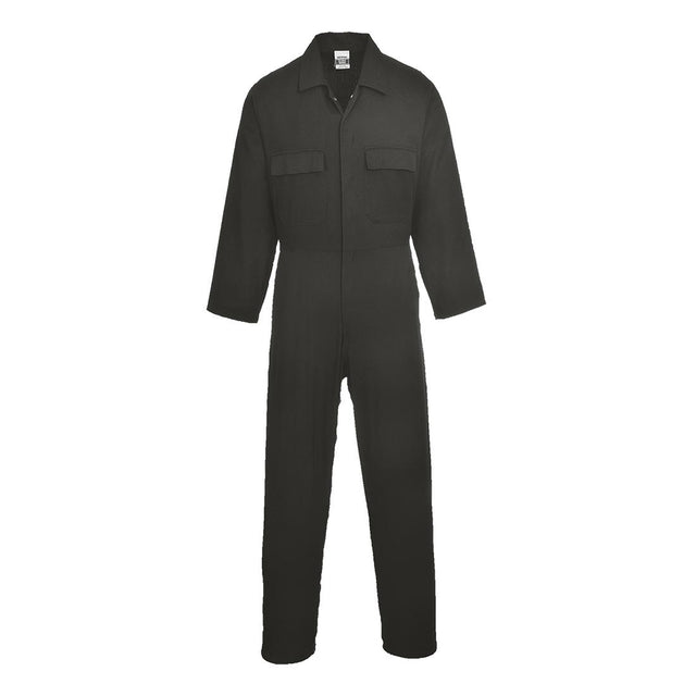 Euro Cotton Work Coverall - Black