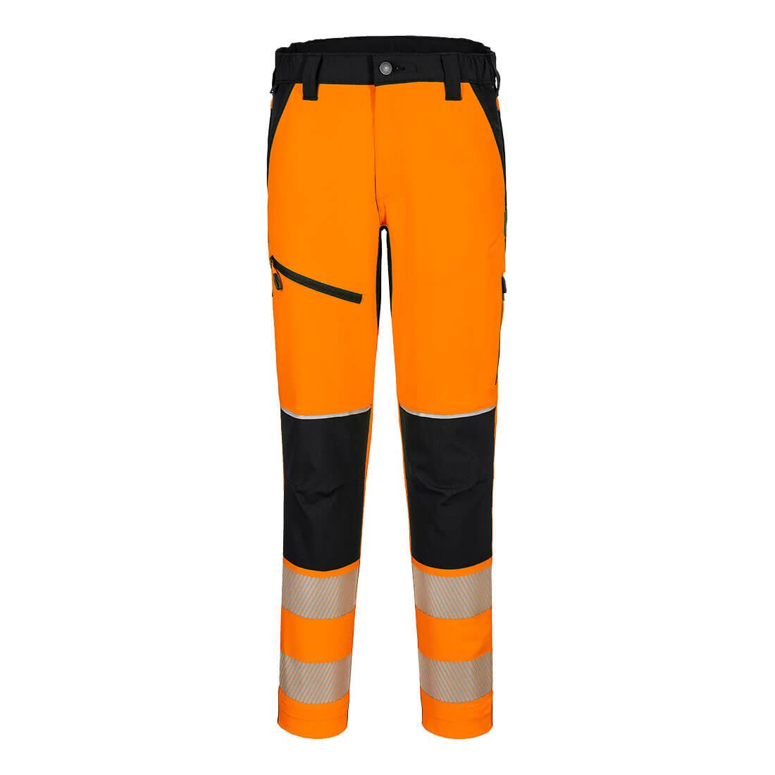 PW3 Hi-Vis Stretch Trouser - Orange/Black