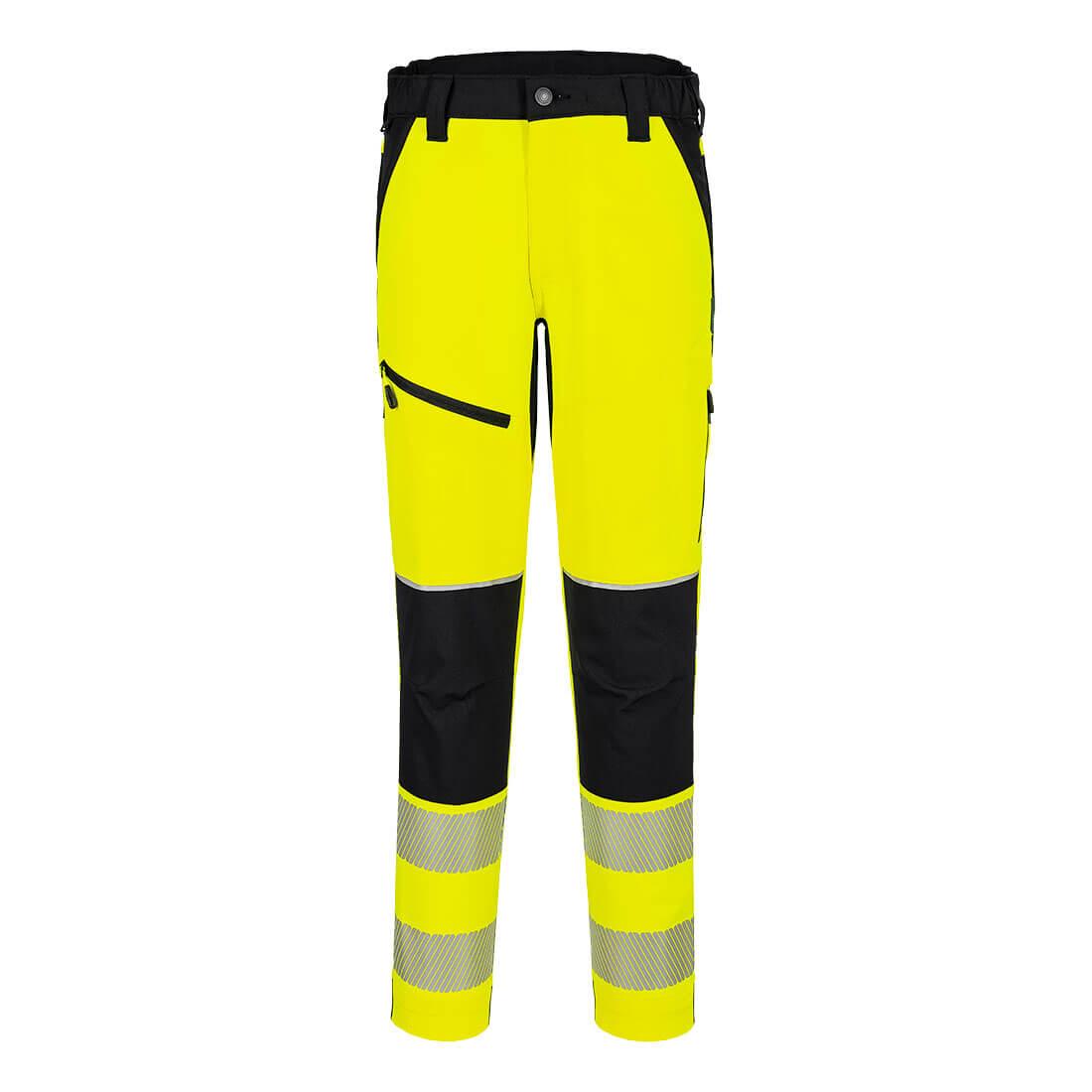 PW3 Hi-Vis Stretch Trouser - Yellow/Black