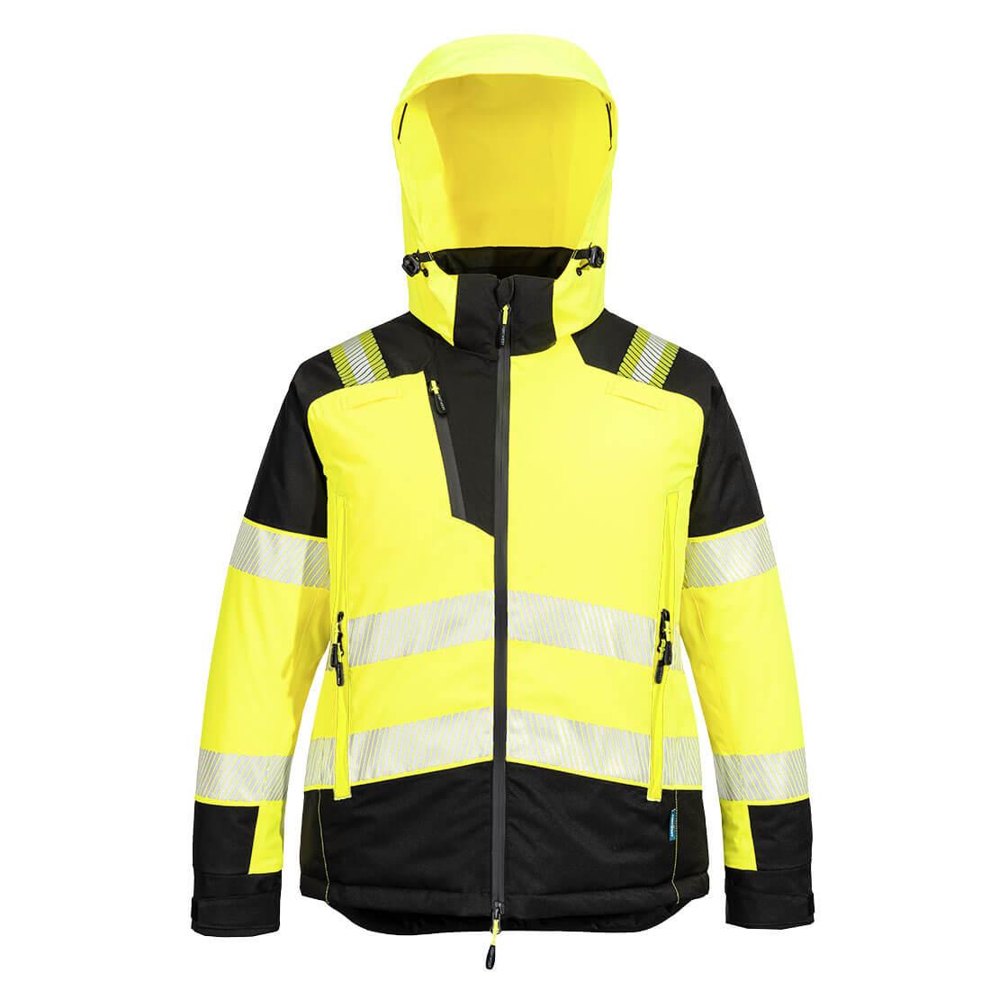 PW3 Hi-Vis Women's Winter Jacket - Yellow/Black