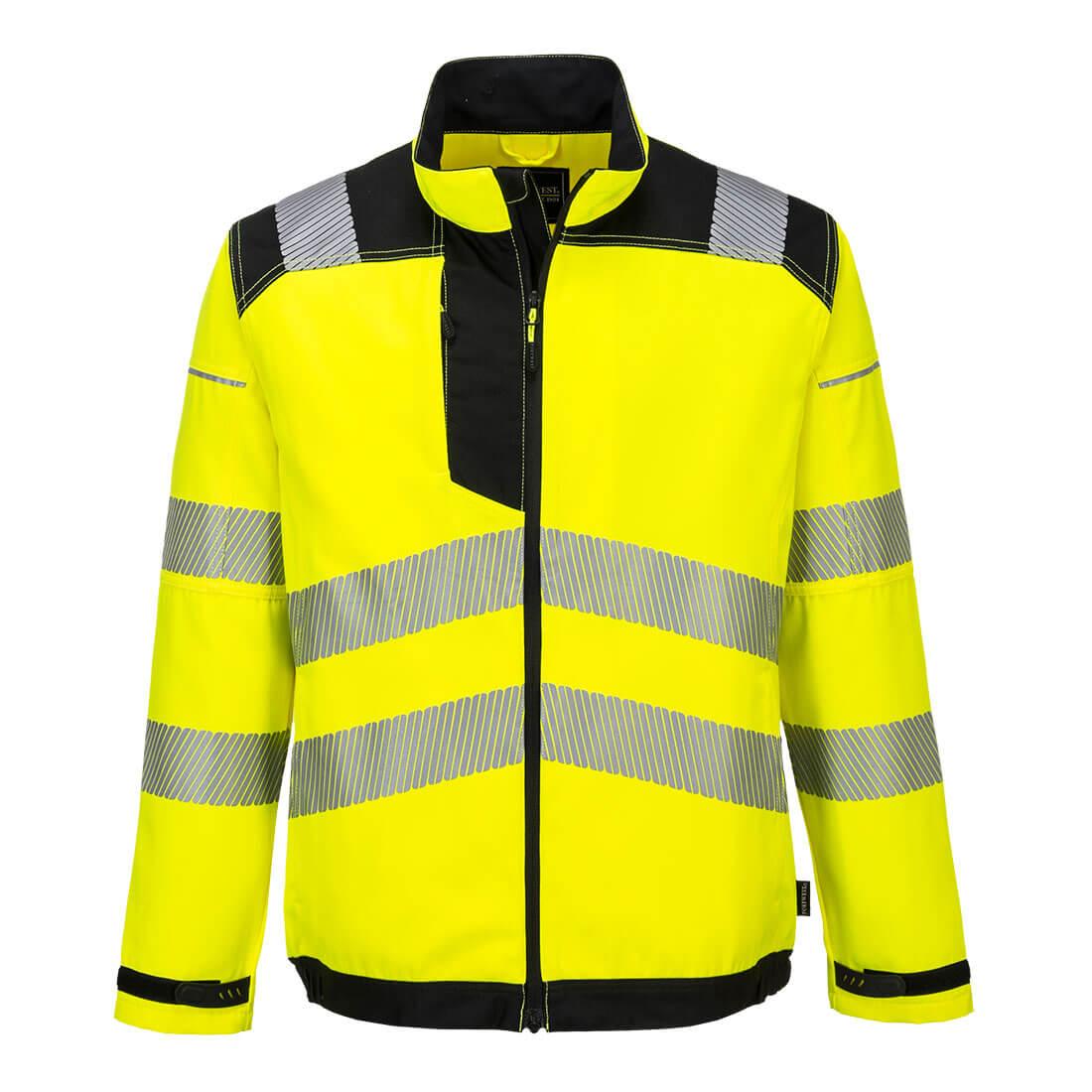 PW3 Hi-Vis Work Jacket - Yellow/Black