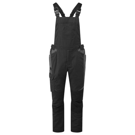 WX3 Industrial Wash Bib and Brace - Black