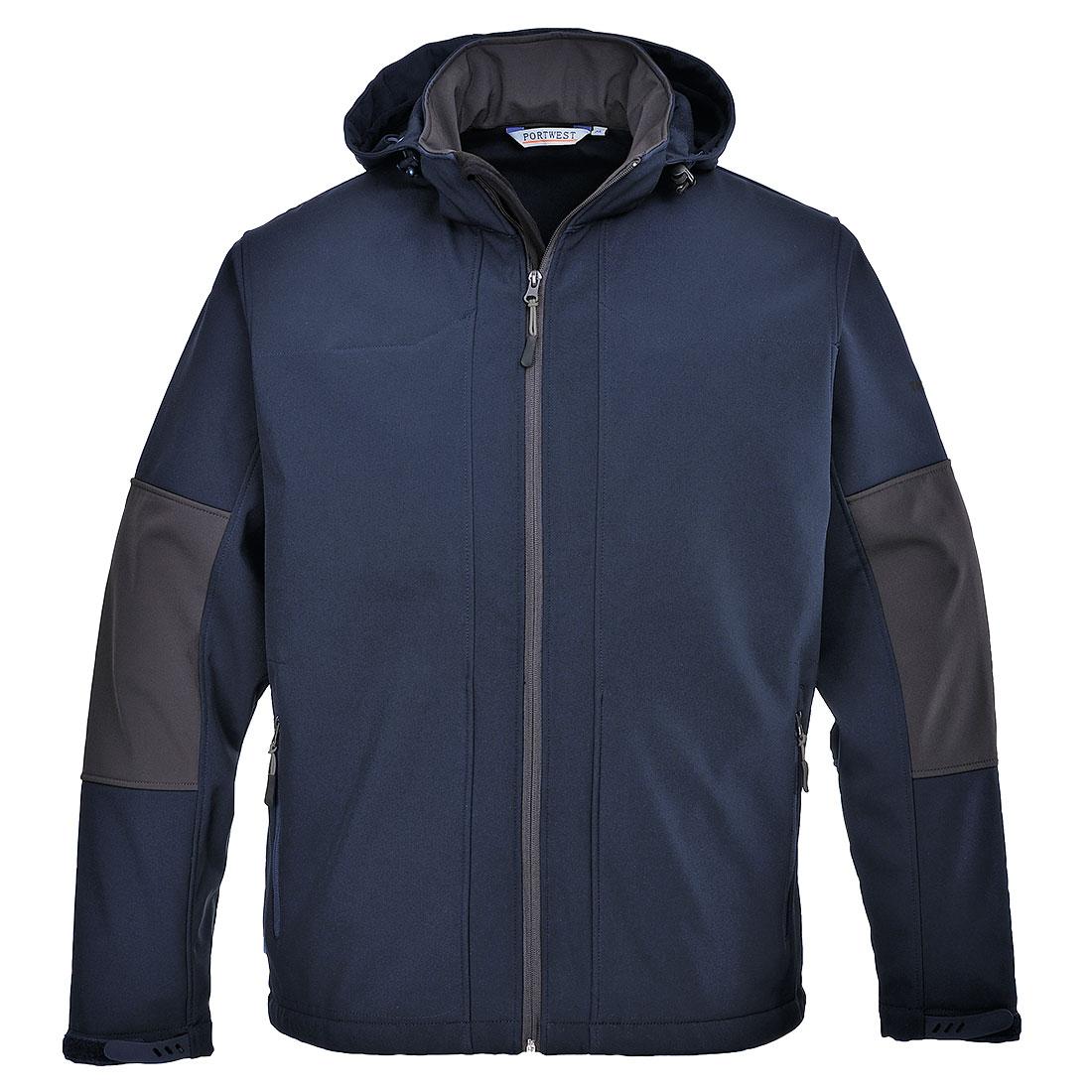 Hooded Softshell (3L) - Navy