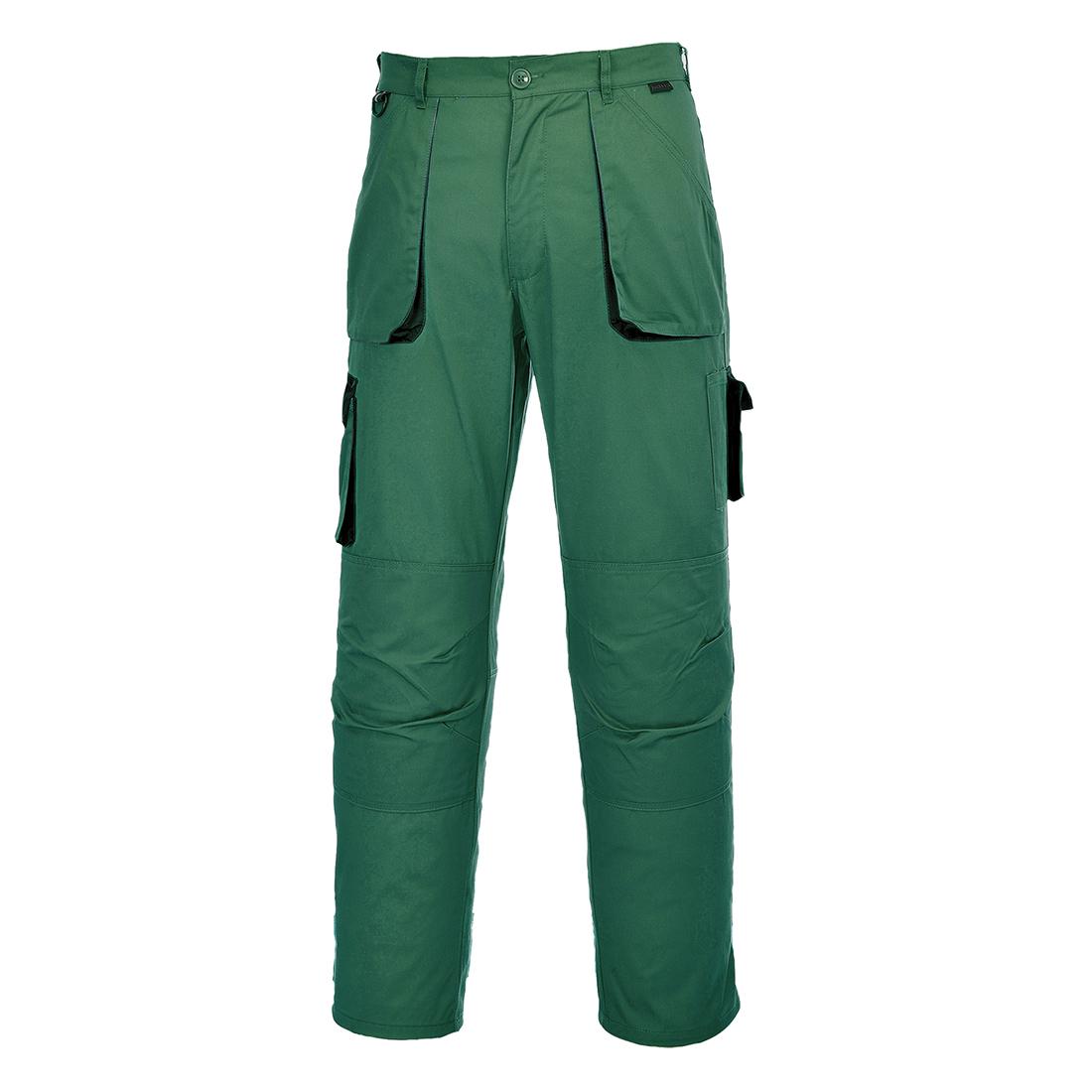 Portwest Texo Contrast Trousers - Bottle Green