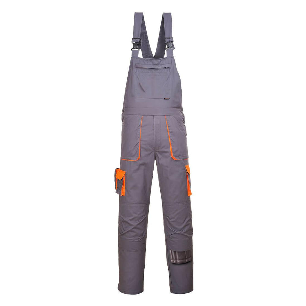 Portwest Texo Contrast Bib and Brace - Grey