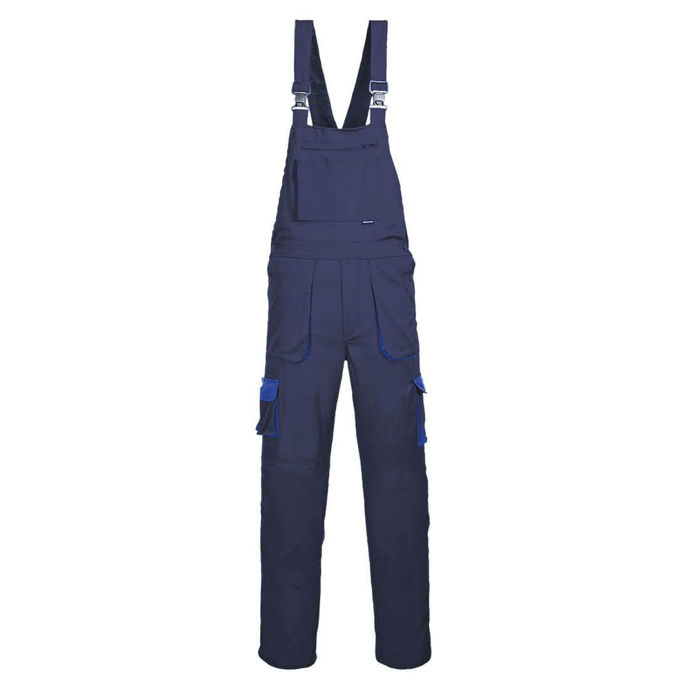 Portwest Texo Contrast Bib and Brace - Navy