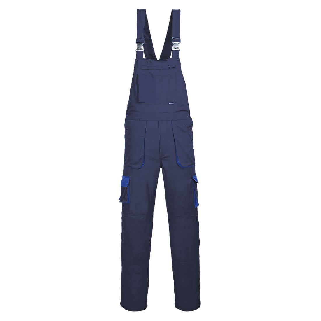 Portwest Texo Contrast Bib and Brace - Navy