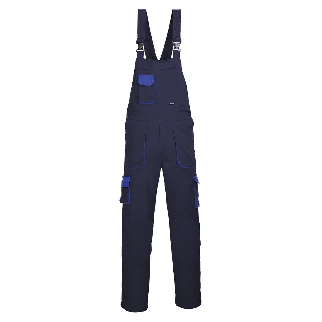 Portwest Texo Contrast Bib and Brace - Navy Tall