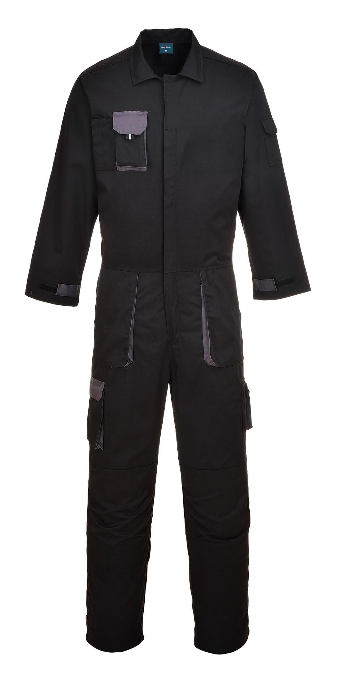 Portwest Texo Contrast Coverall - Black