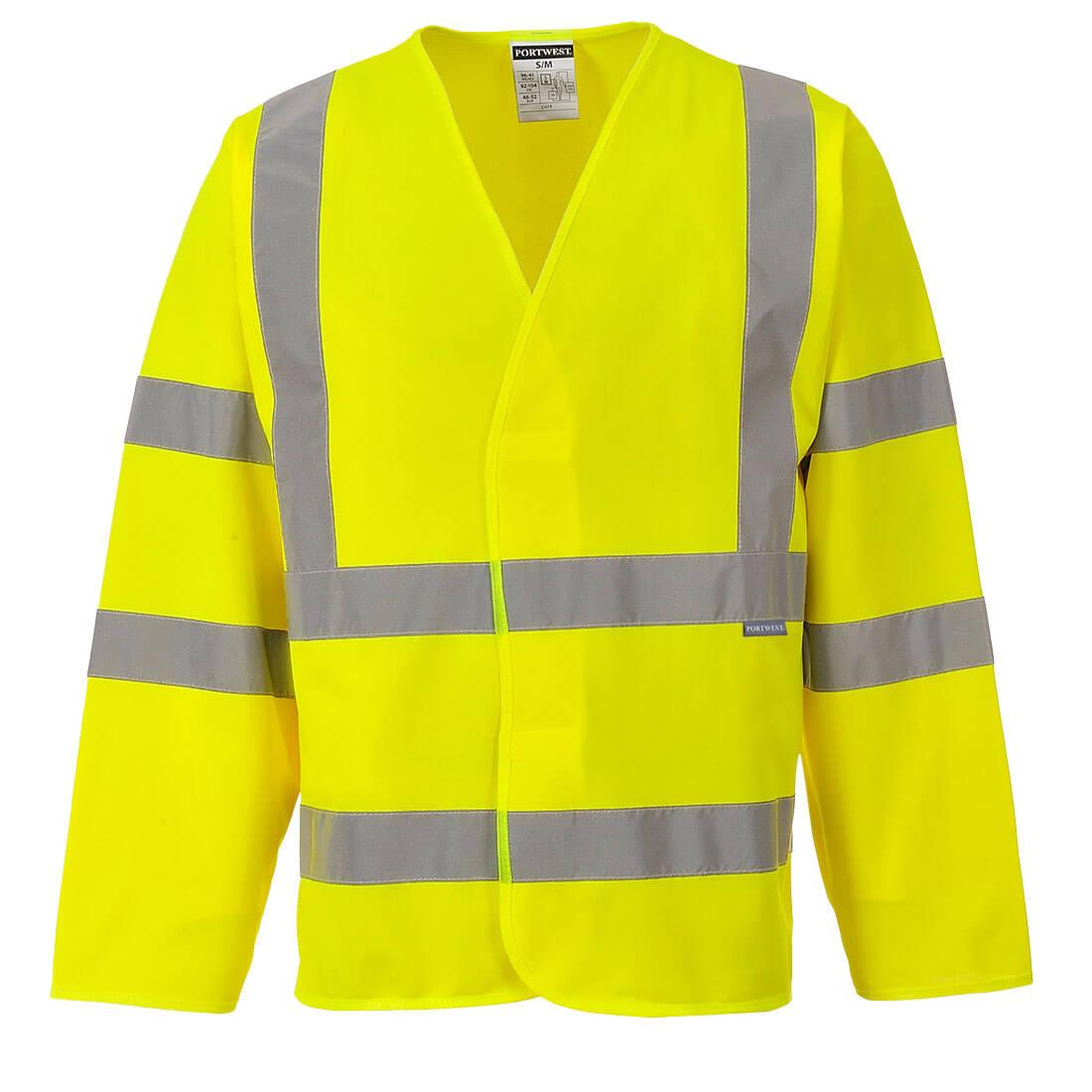 Hi-Vis Band and Brace Jacket L/S - Yellow
